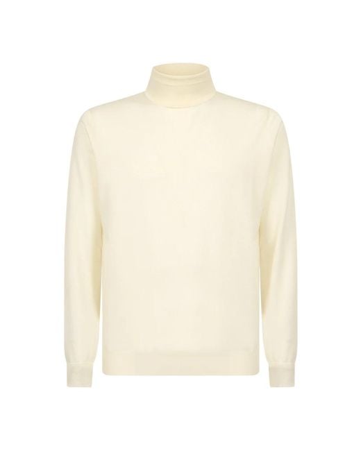 Dell'Oglio White Turtlenecks for men