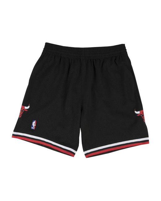 Mitchell & Ness Black Casual Shorts for men