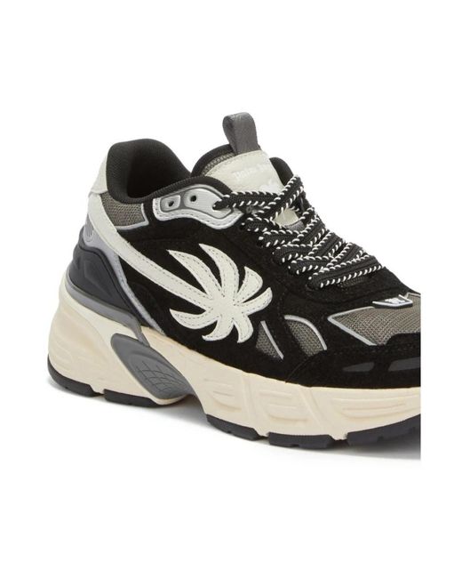 Palm Angels Black Sneakers for men