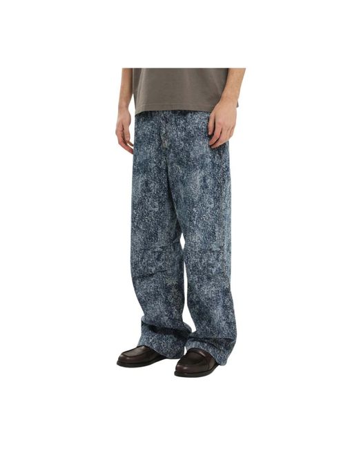 1989 STUDIO Gray Straight Jeans for men
