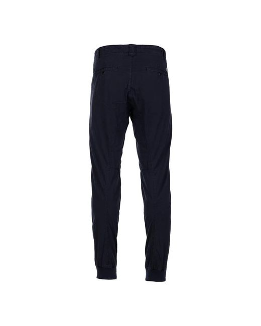 C P Company Blue Slim-Fit Trousers for men