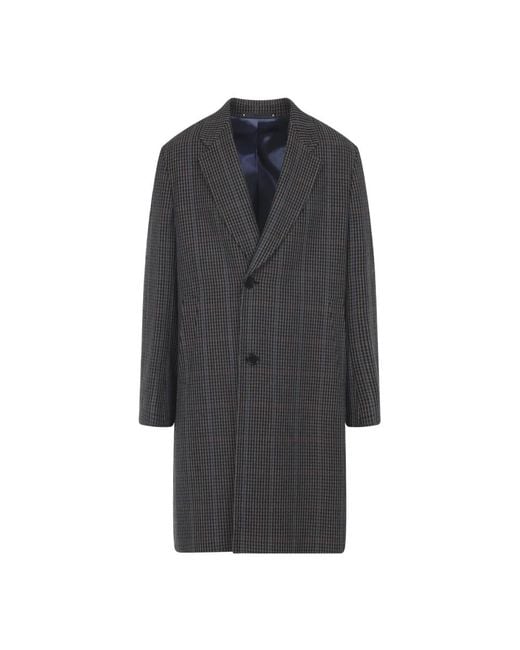 Single-Breasted Coats di Paul Smith in Gray da Uomo