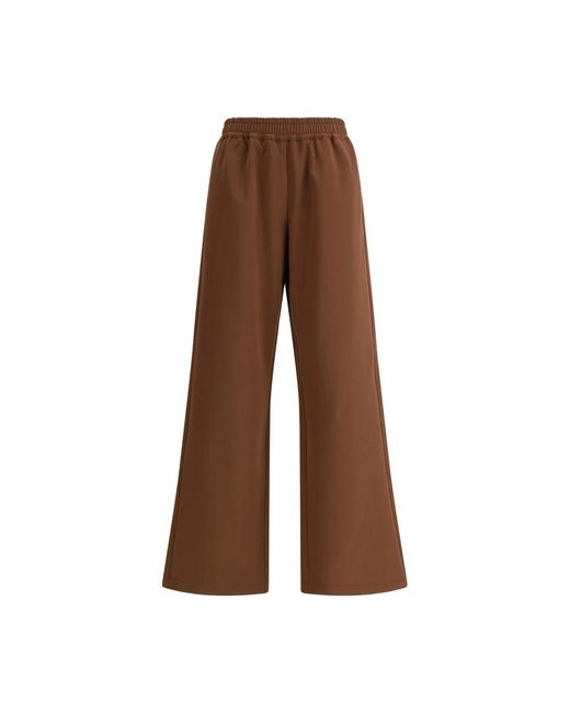 Wide Trousers Cruna en coloris Brown
