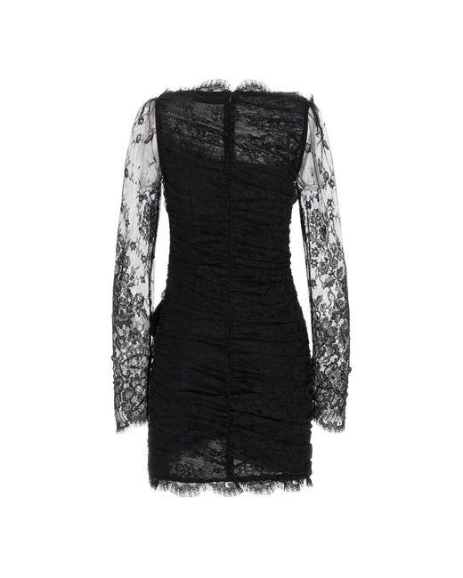 Alessandra Rich Black Short Dresses