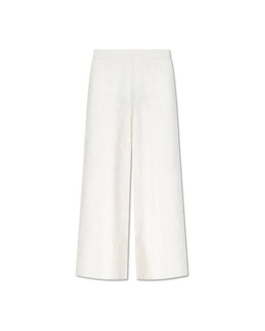Lisa Yang White Wide Trousers