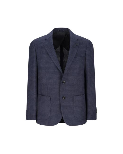 Lardini Blue Blazers for men