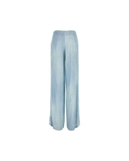 Ermanno Scervino Blue Wide Trousers