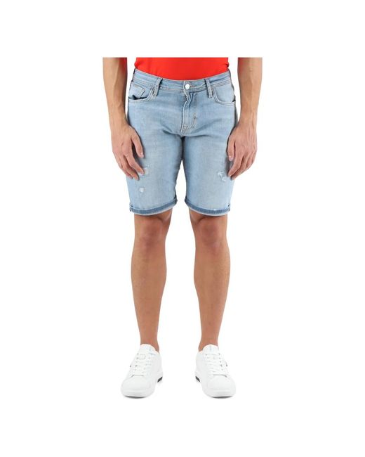 Bermuda jeans cinque tasche ozzy skinny fit di Antony Morato in Blue da Uomo