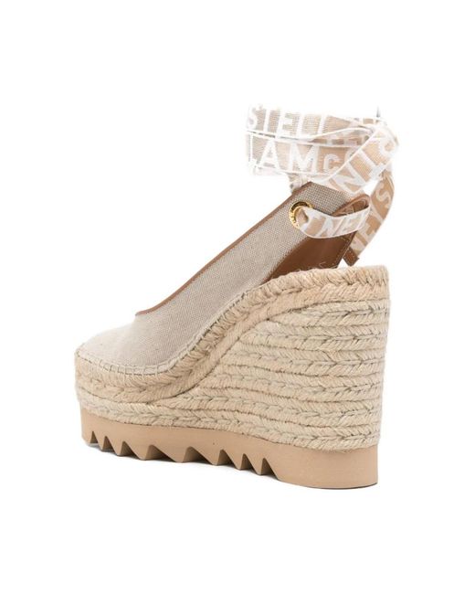 Stella McCartney Natural Wedges