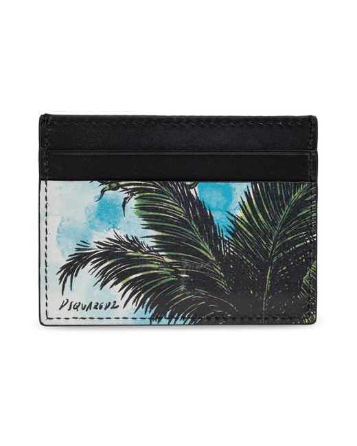 DSquared² Kartenetui Mit Print in Metallic für Herren