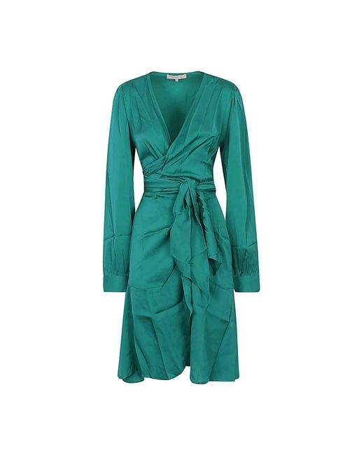 Silk95five Kleedjes ,Groen ,Midi Kleedjes in het Green