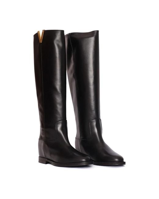 Via Roma 15 Black High Boots