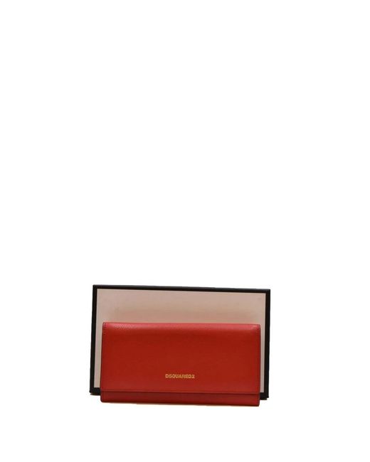 DSquared² Red Wallets & Cardholders