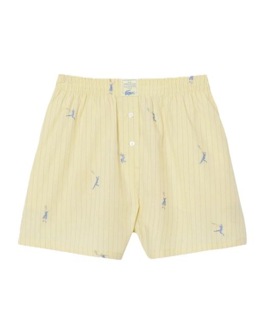 Lacoste Yellow Casual Shorts