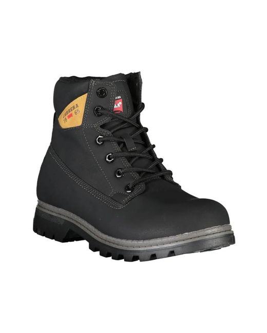 Carrera Black Lace-Up Boots for men