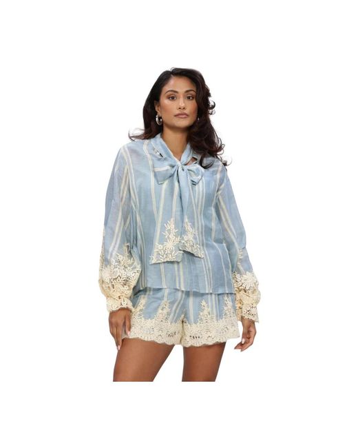Ibana Tivina Blouse in het Blue