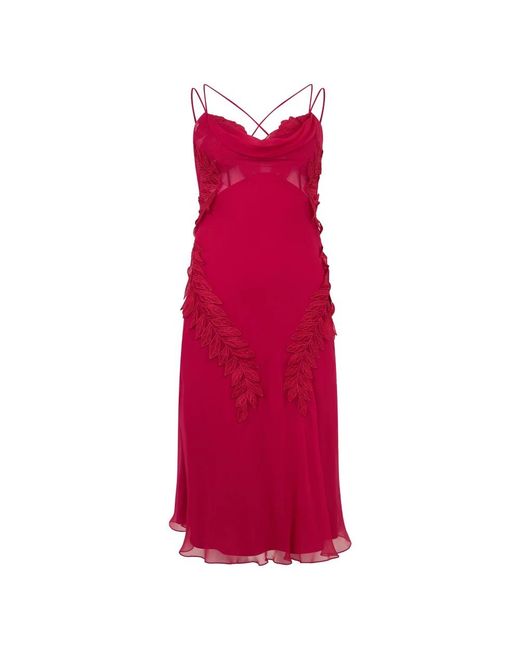 Alberta Ferretti Red Party Dresses