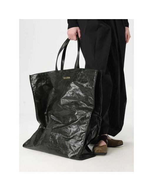 Uma Wang Black Tote Bags