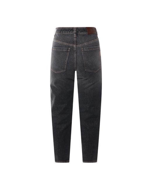Brunello Cucinelli Black Slim-Fit Jeans