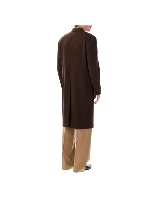 Lardini Brown Double-Breasted Coats for men