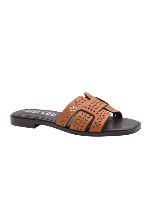 Sliders Bibi Lou en coloris Brown