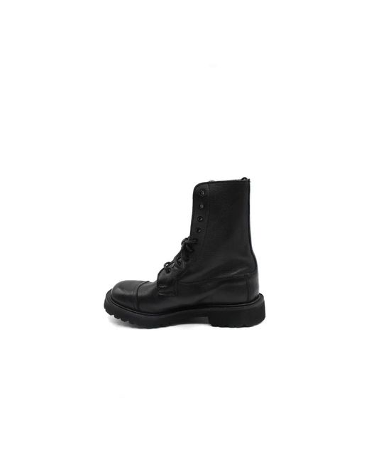 Tricker's Black Lace-Up Boots