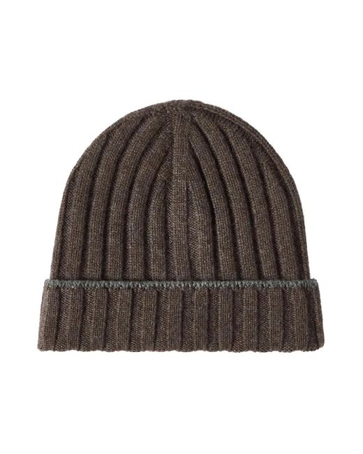 Beanies di Brunello Cucinelli in Brown da Uomo