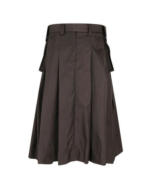 Ganni Brown Midi Skirts
