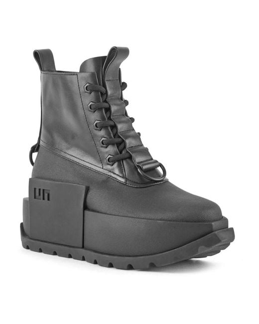 Lace-Up Boots United Nude de color Black