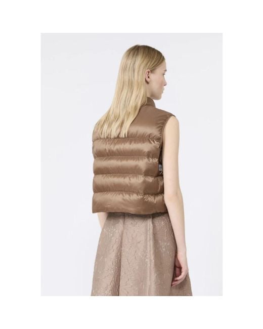 Max Mara Brown Waistcoats