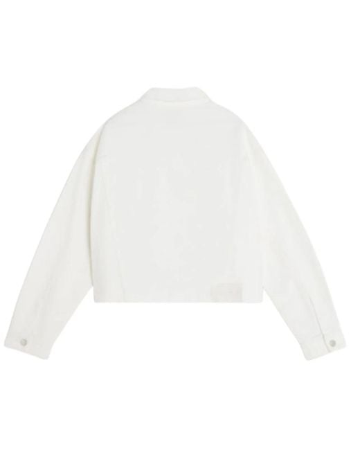 Light Jackets Maison Kitsuné de color White