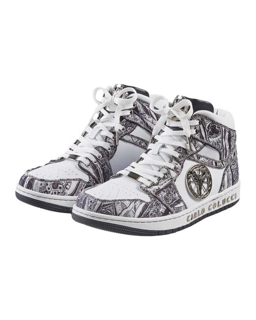 carlo colucci Metallic Sneakers