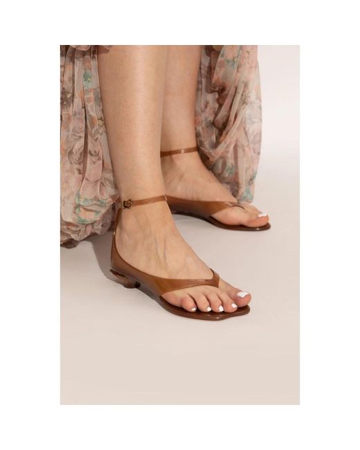 Chloé Brown High Heel Sandals