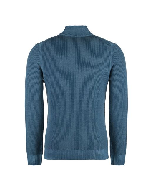 Moorer Blue Turtlenecks for men