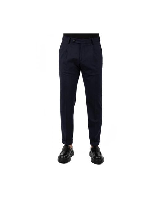 Berwich Blue Suit Trousers for men