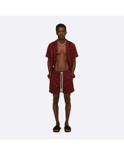 Shorts > casual shorts Oas pour homme en coloris Red