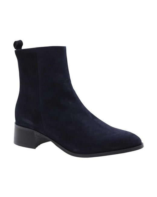 E mia Blue Heeled Boots