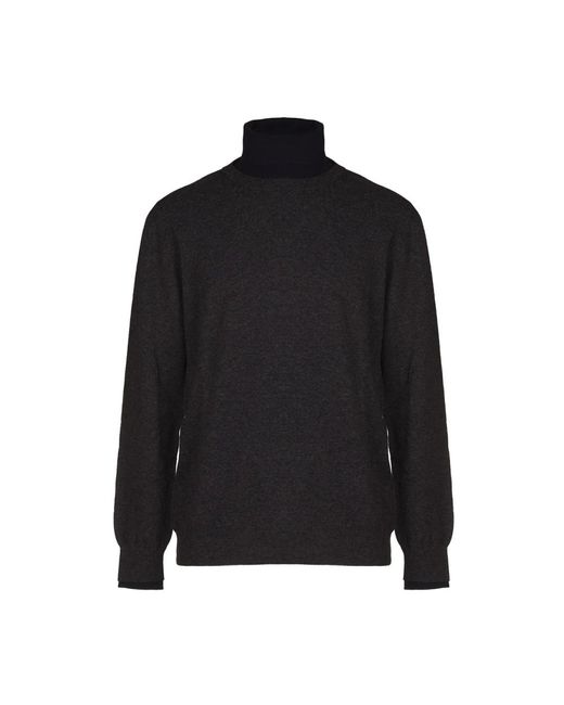 Roberto Collina Turtlenecks in het Black voor heren