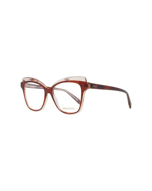 Emilio Pucci Brown Glasses