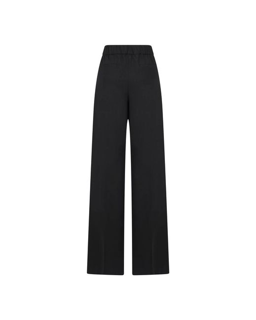 Amen Black Wide Trousers