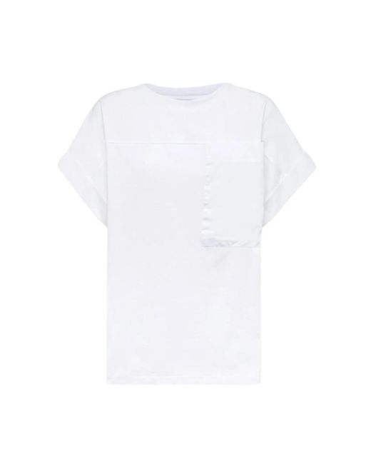 Alpha Studio Tops ,Wit ,Zak T-Shirt in het White
