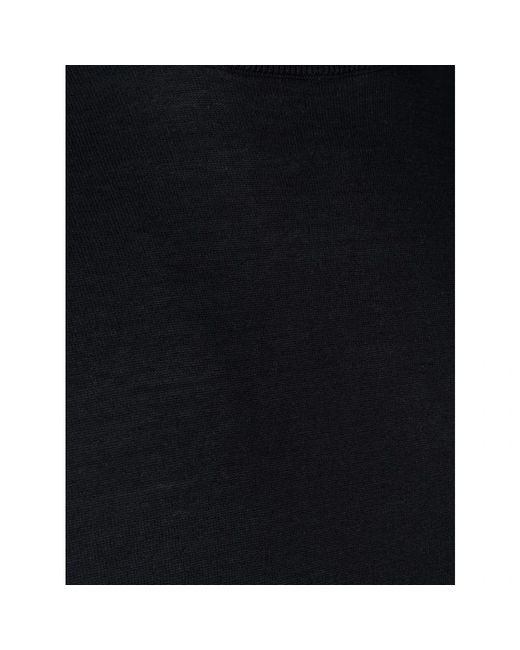 Paolo Pecora Black Round-Neck Knitwear for men