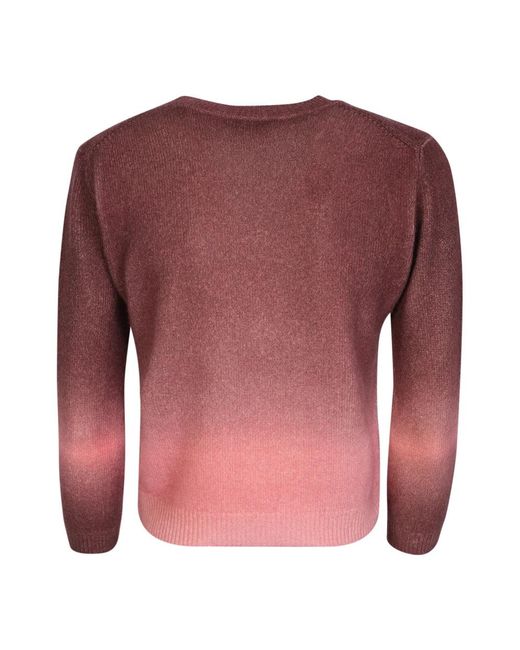 Tory Burch Pink Round-Neck Knitwear