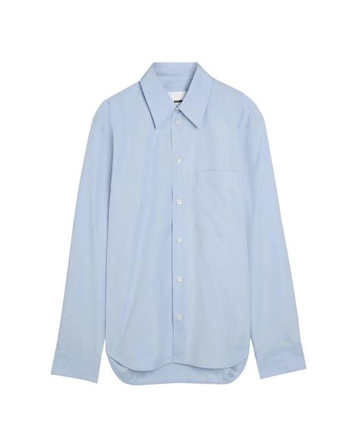 Jil Sander Blue Casual Shirts for men