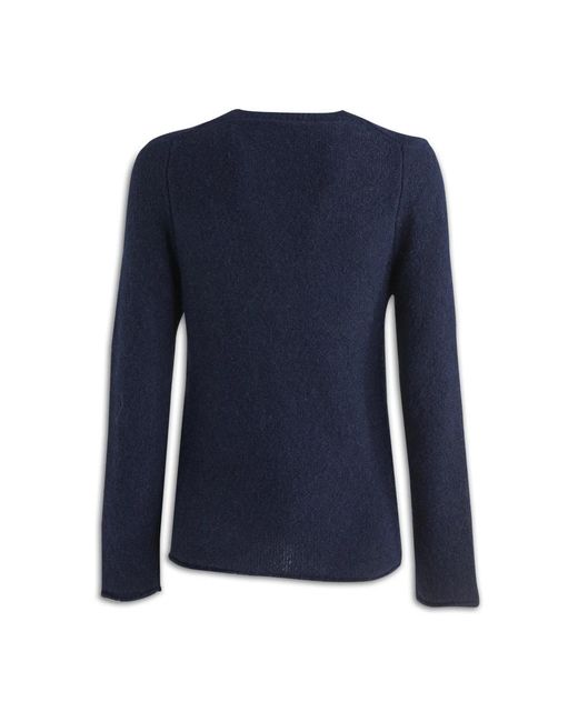 Round-Neck Knitwear di SUNHOUSE in Blue da Uomo