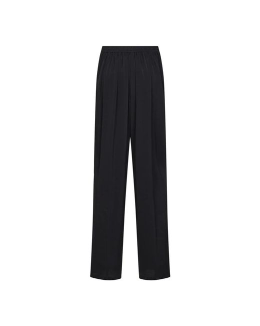 Alaïa Rechte Cady Broek in het Black