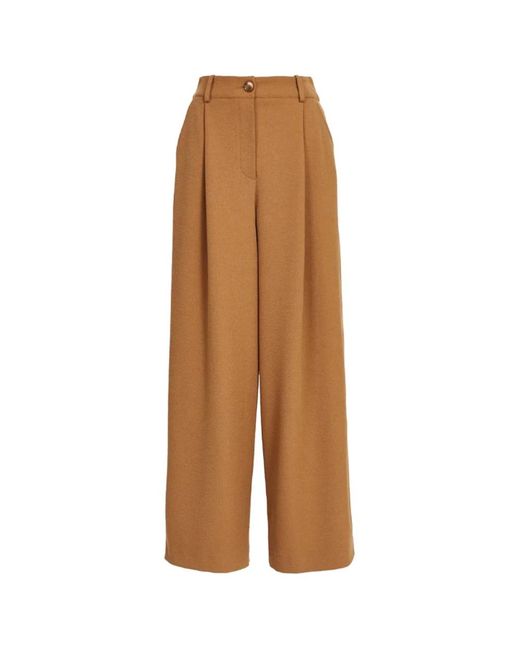 Essentiel Antwerp Brown Wide Trousers
