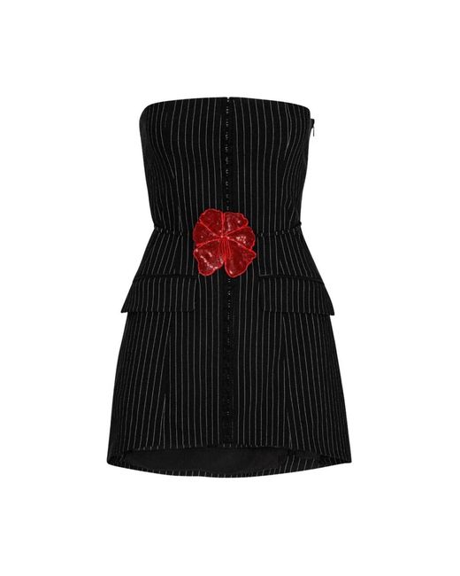 ROTATE BIRGER CHRISTENSEN Black Sleeveless Tops