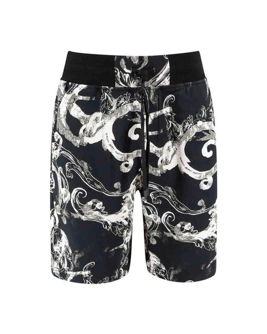 Versace Jeans Couture Black Casual Shorts for men