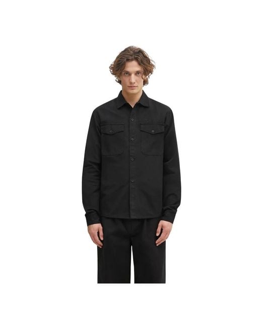 No Problemo Casual Hemden in het Black voor heren
